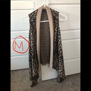 Women’s leopard vest